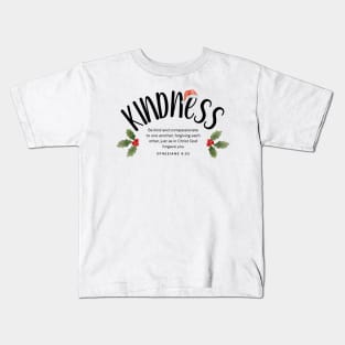 Kindness - Fruits of the Spirit 2023 Christmas | Group | Set Design Kids T-Shirt